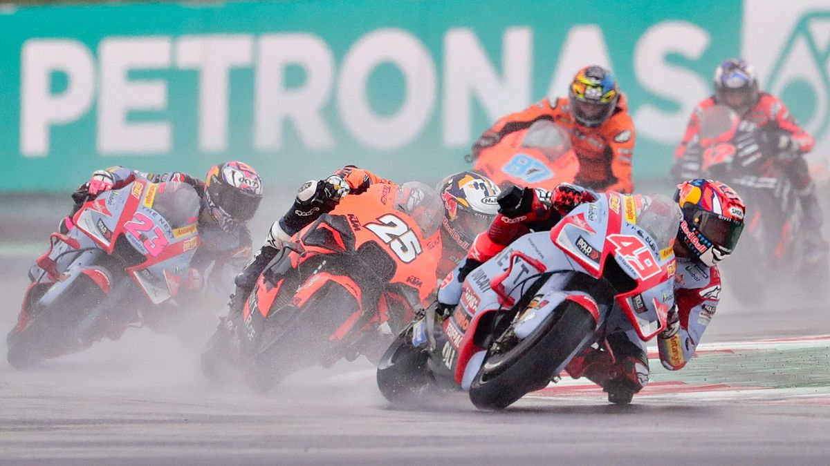 La lluvia en MotoGP salvó al Gran Premio de Indonesia del más absoluto desastre