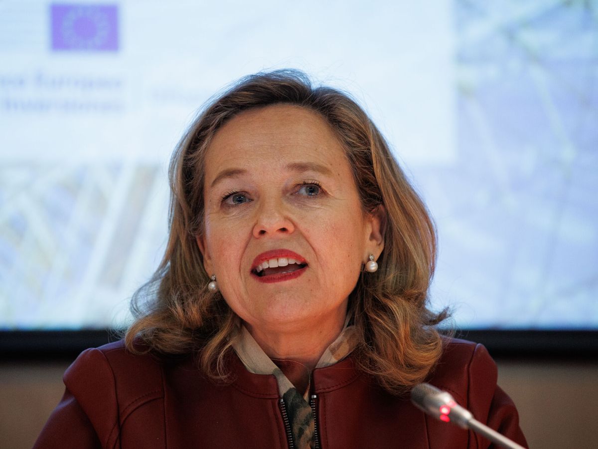 Foto: La presidenta del BEI, Nadia Calviño. (EP/Alejandro Martínez Vélez)