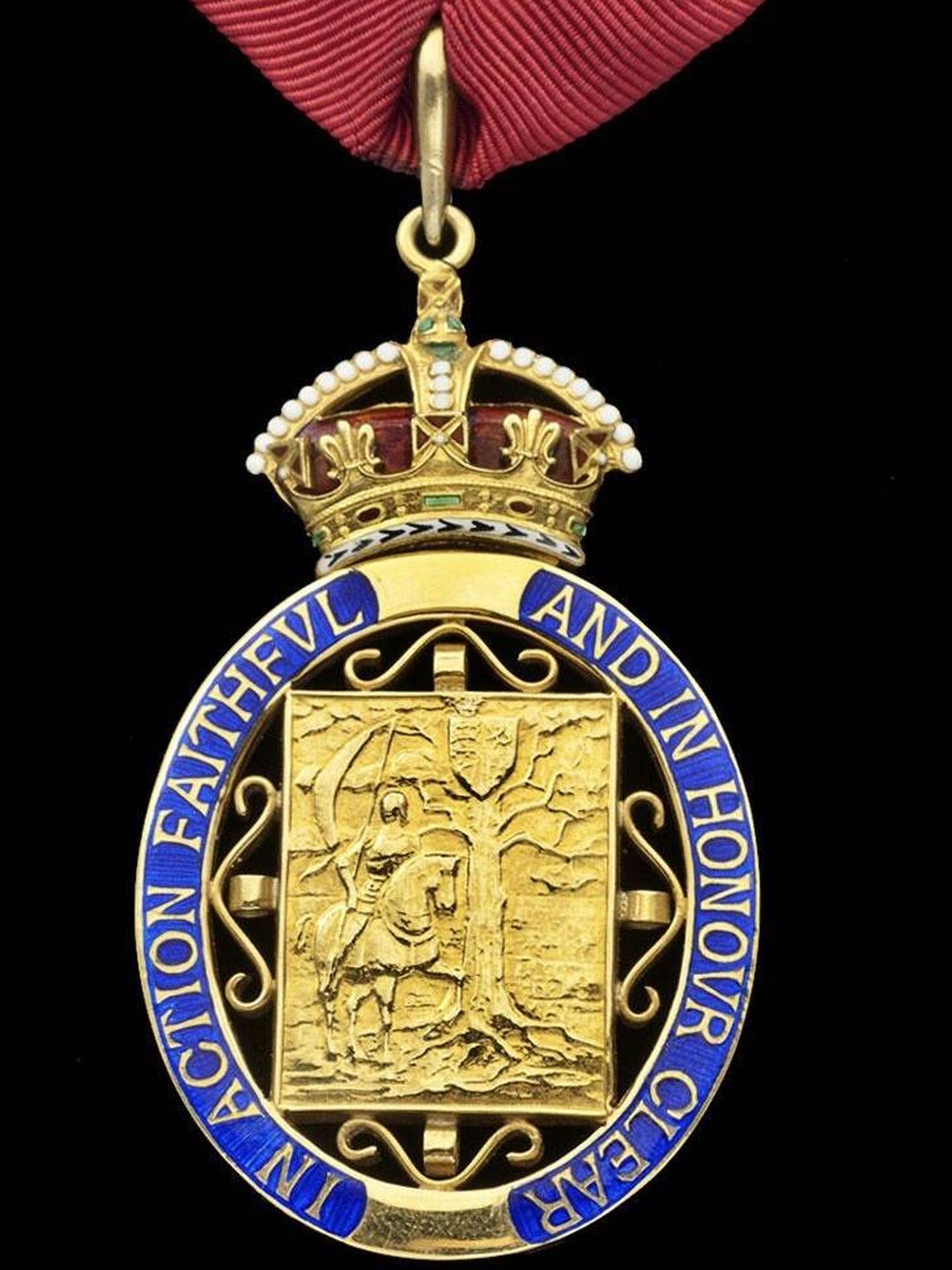 La medalla de la Orden de los Compañeros de Honor. 