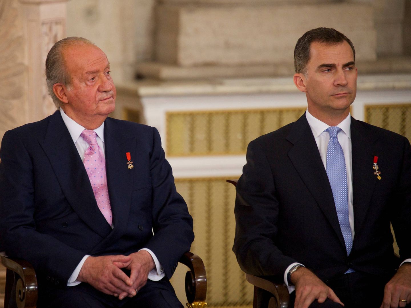 El rey Felipe y el rey Juan Carlos, en una imagen de archivo. (Limited Pictures)