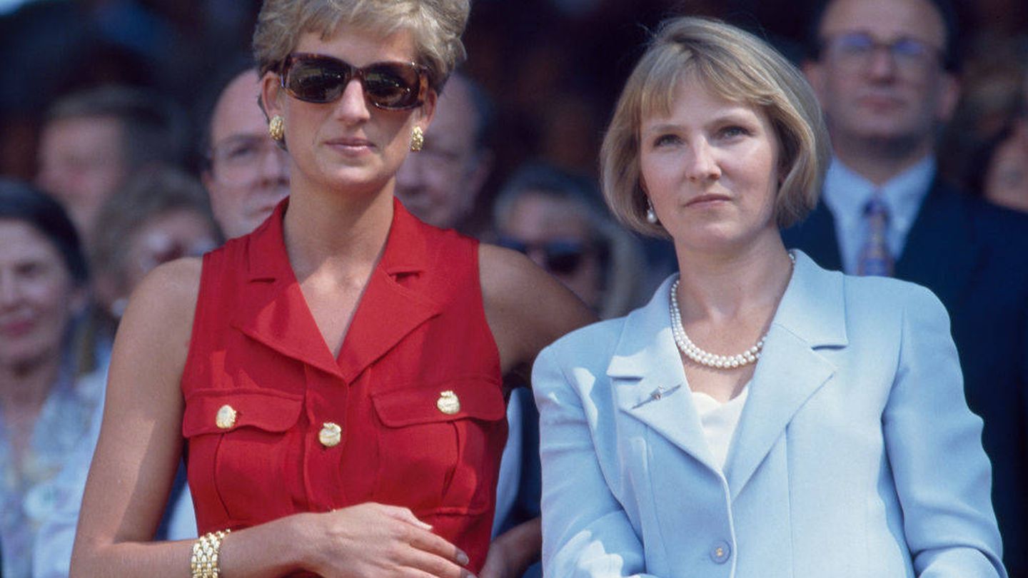 Una de las últimas veces que Diana asistió como público al torneo en el año 1994. (Getty)