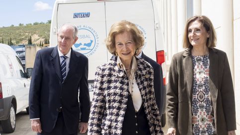 Noticia de La reina Sofía, austera y discreta: tweed y cuadros en su visita al Banco de Alimentos de Huesca
