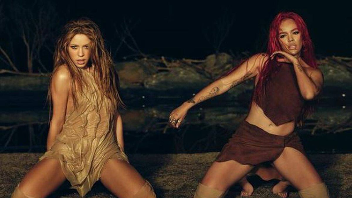 Las primeras imágenes del esperado videoclip de Shakira y Karol G