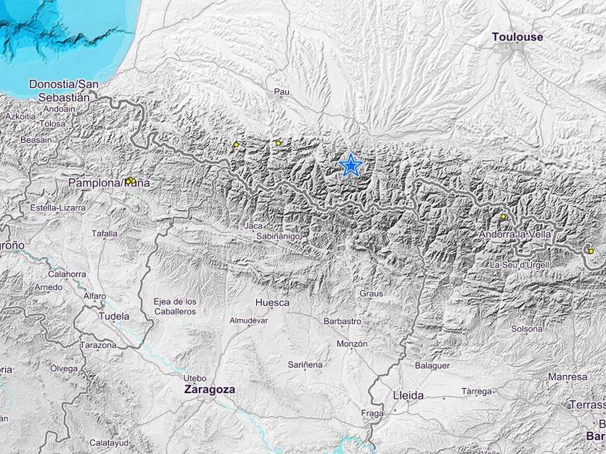 Foto: Registrado un terremoto de 3,1 grados cerca de Benasque, Huesca (IGN)