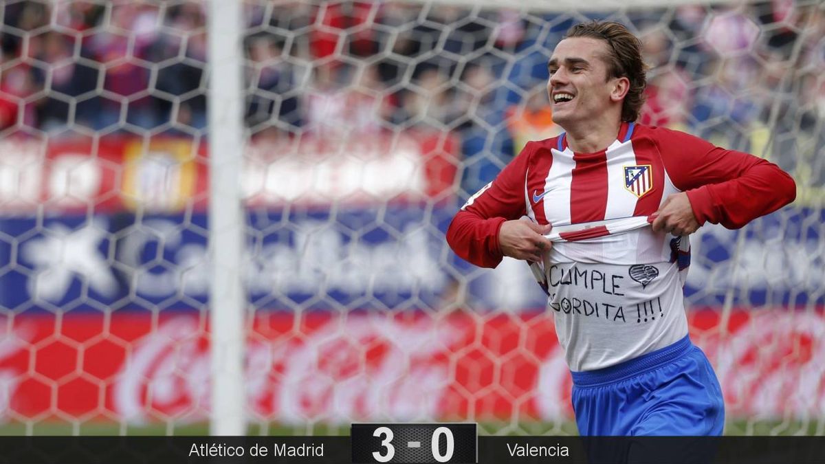 El Atlético recupera la plaza de Champions gracias a tres zarpazos con acento francés