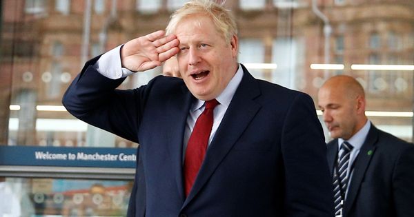 Foto: Boris Johnson en la Conferencia Anual del Partido Conservador (Reuters)
