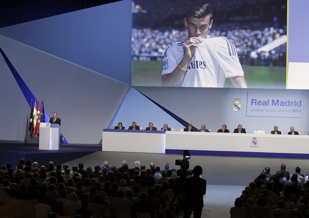 Foto: Vista general de la Asamblea durante la presentación de Florentino Pérez