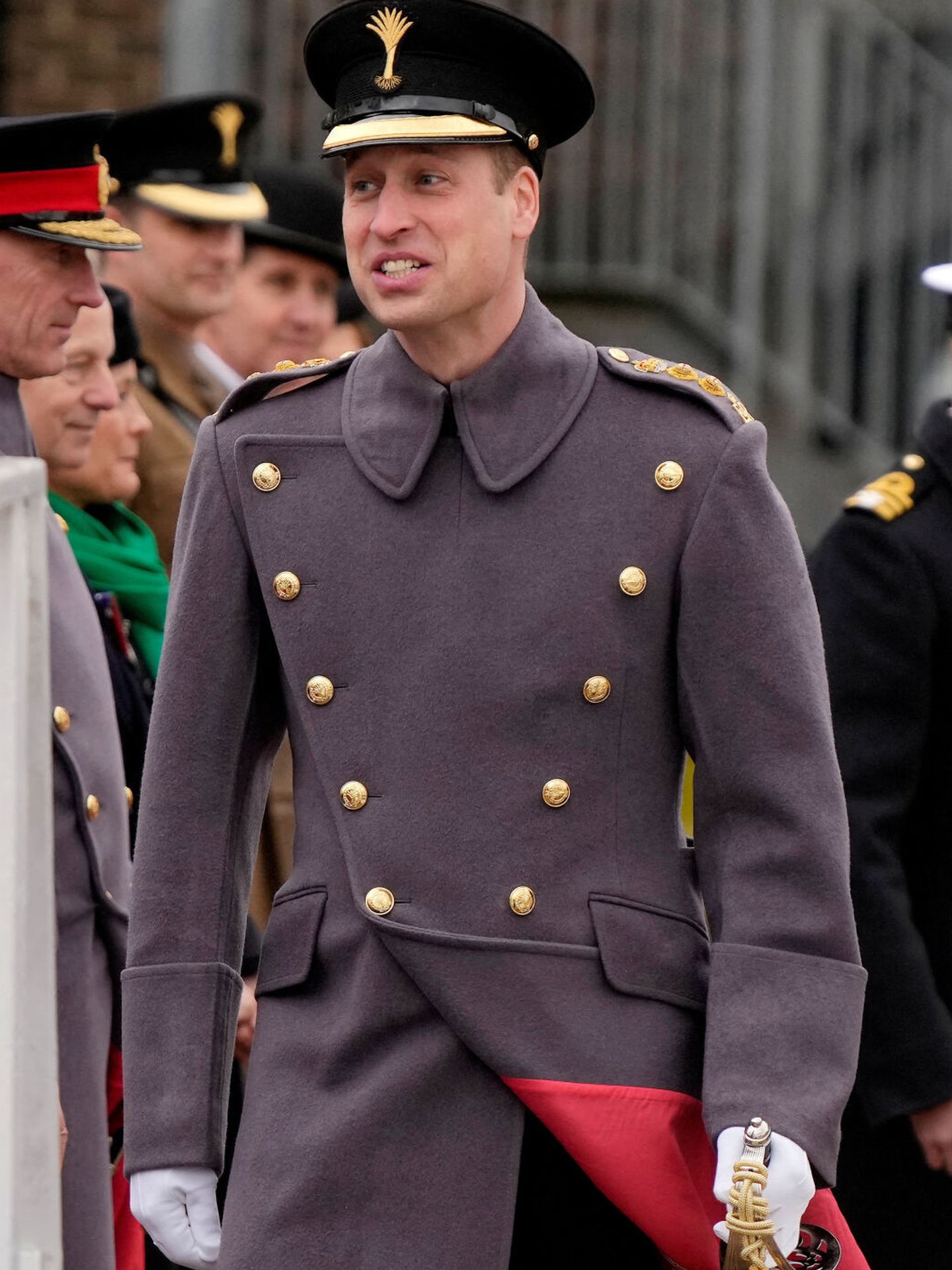 El príncipe Guillermo como nuevo coronel de la Guardia Galesa. (Reuters/Pool/Alastair Grant)