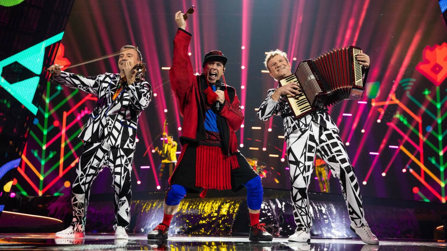 Los representantes moldavos, en Eurovisión 2022. (EBU)