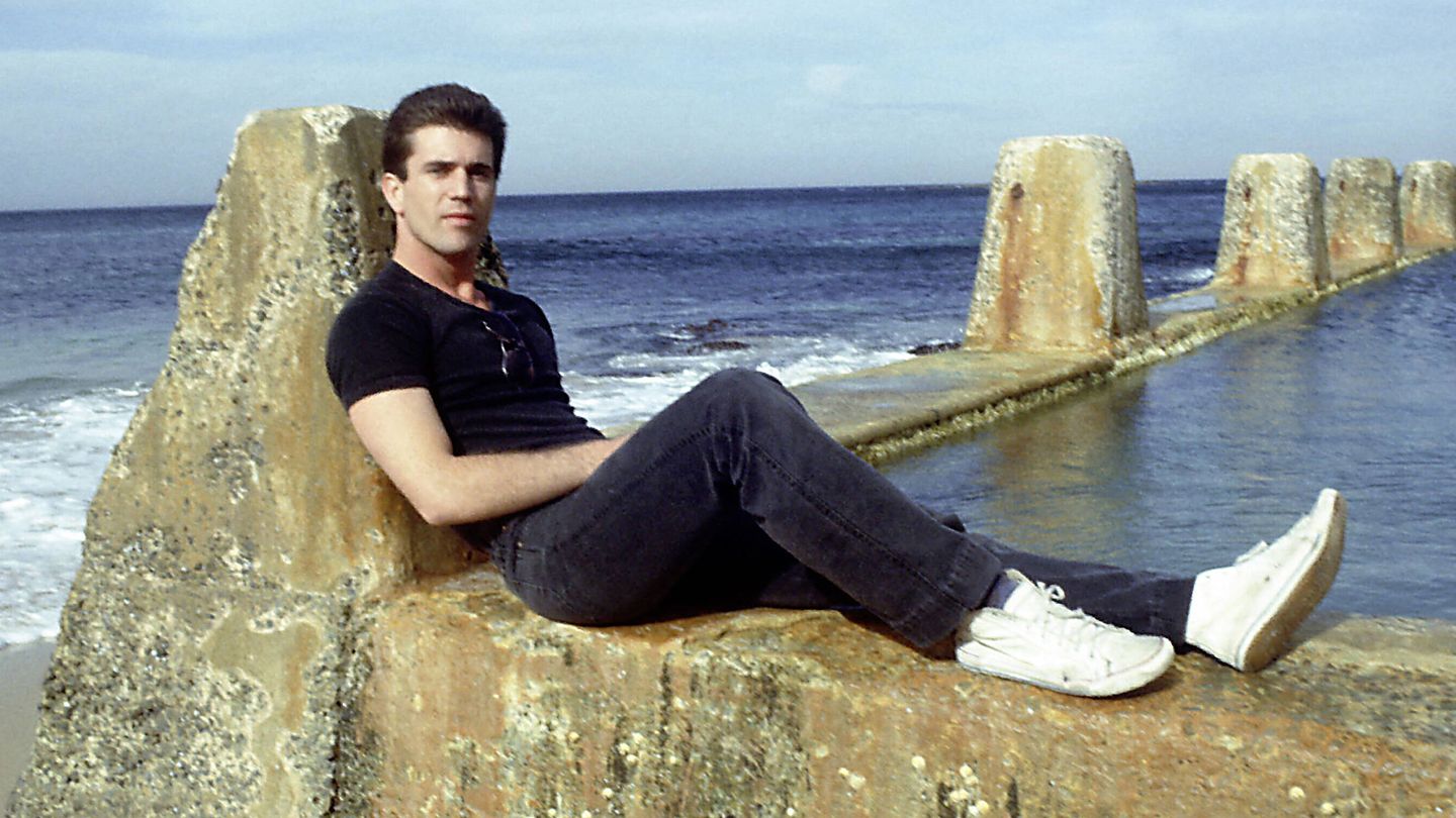  Mel Gibson, en Australia en 1982. (Getty)