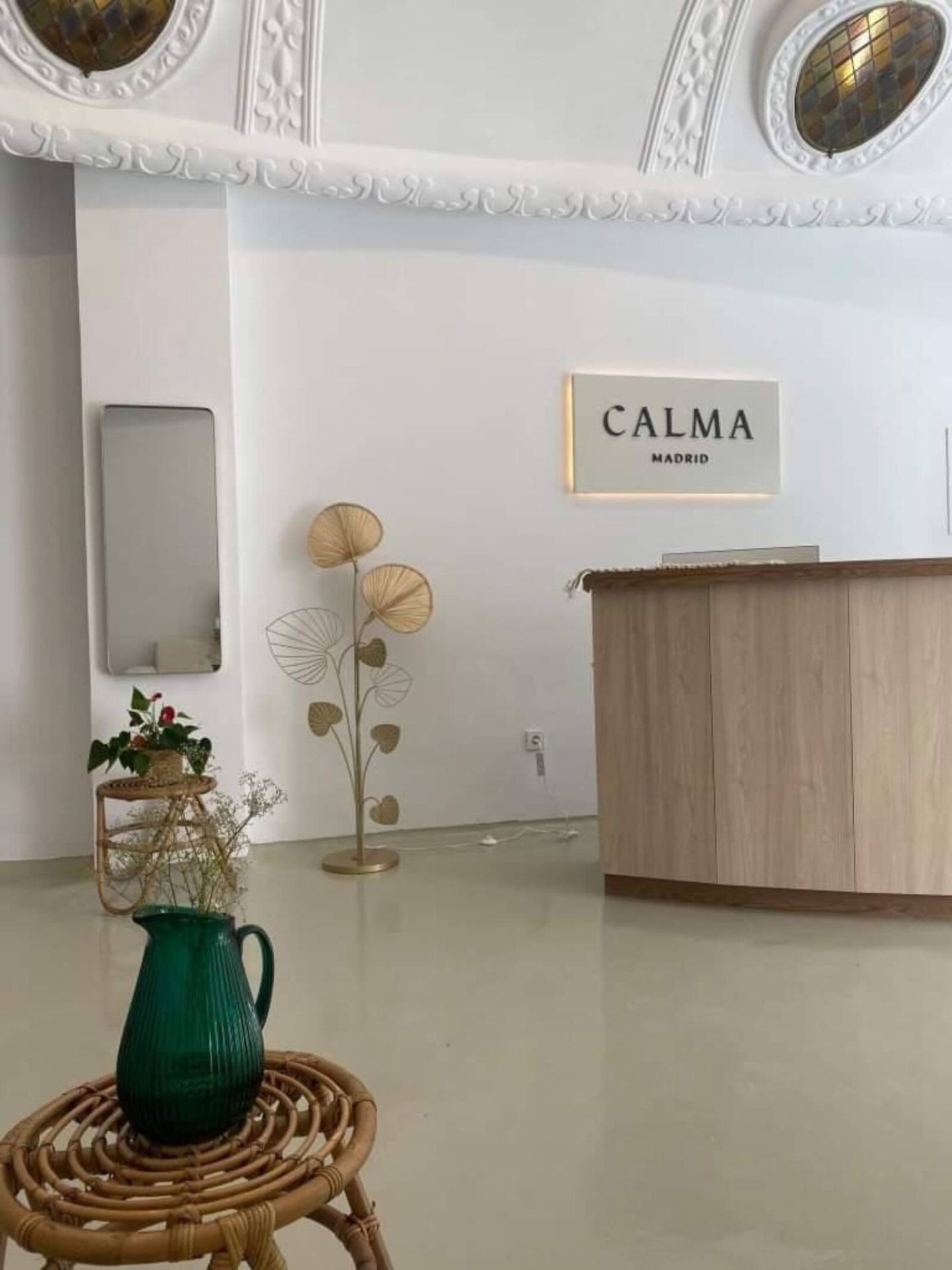 Una imagen del centro de spa del bienestar Calma Madrid, de sus stories. (Instagram/@calma_madrid)