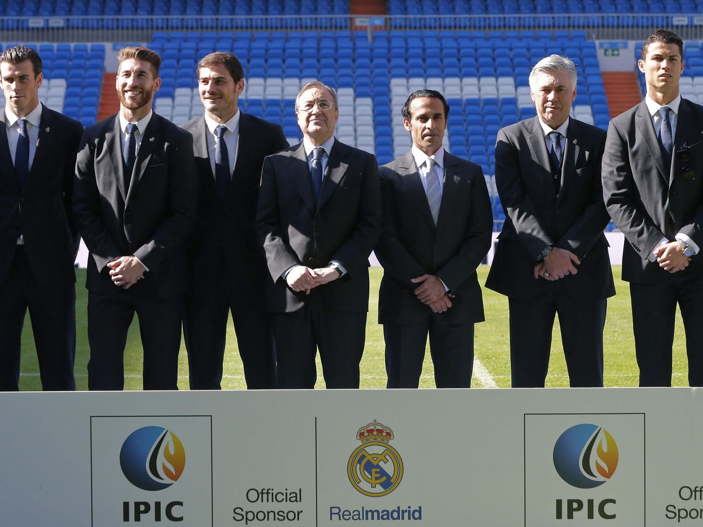 El Real Madrid llegó a un acuerdo con IPIC  para costear la remodelación del Santiago Bernabéu a cambios de los derechos del nombre del estadio. (EFE)
