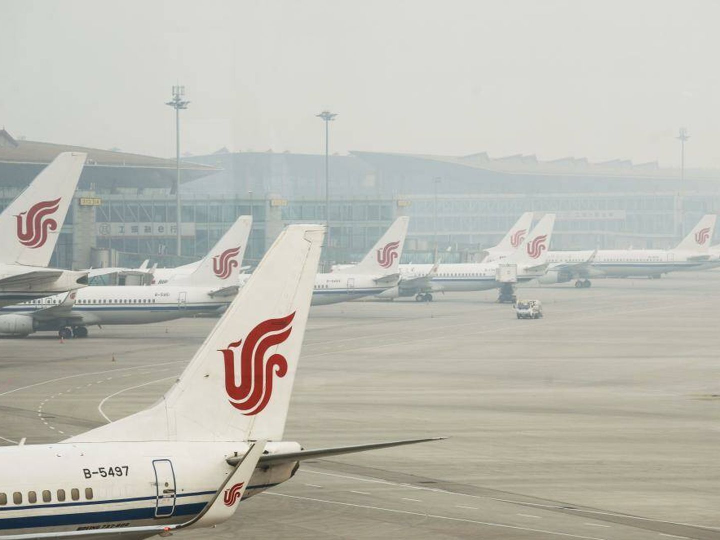 Fotografía de archivo de aviones de Air China en el Aeropuerto Internacional de Pekín. (Cedida)