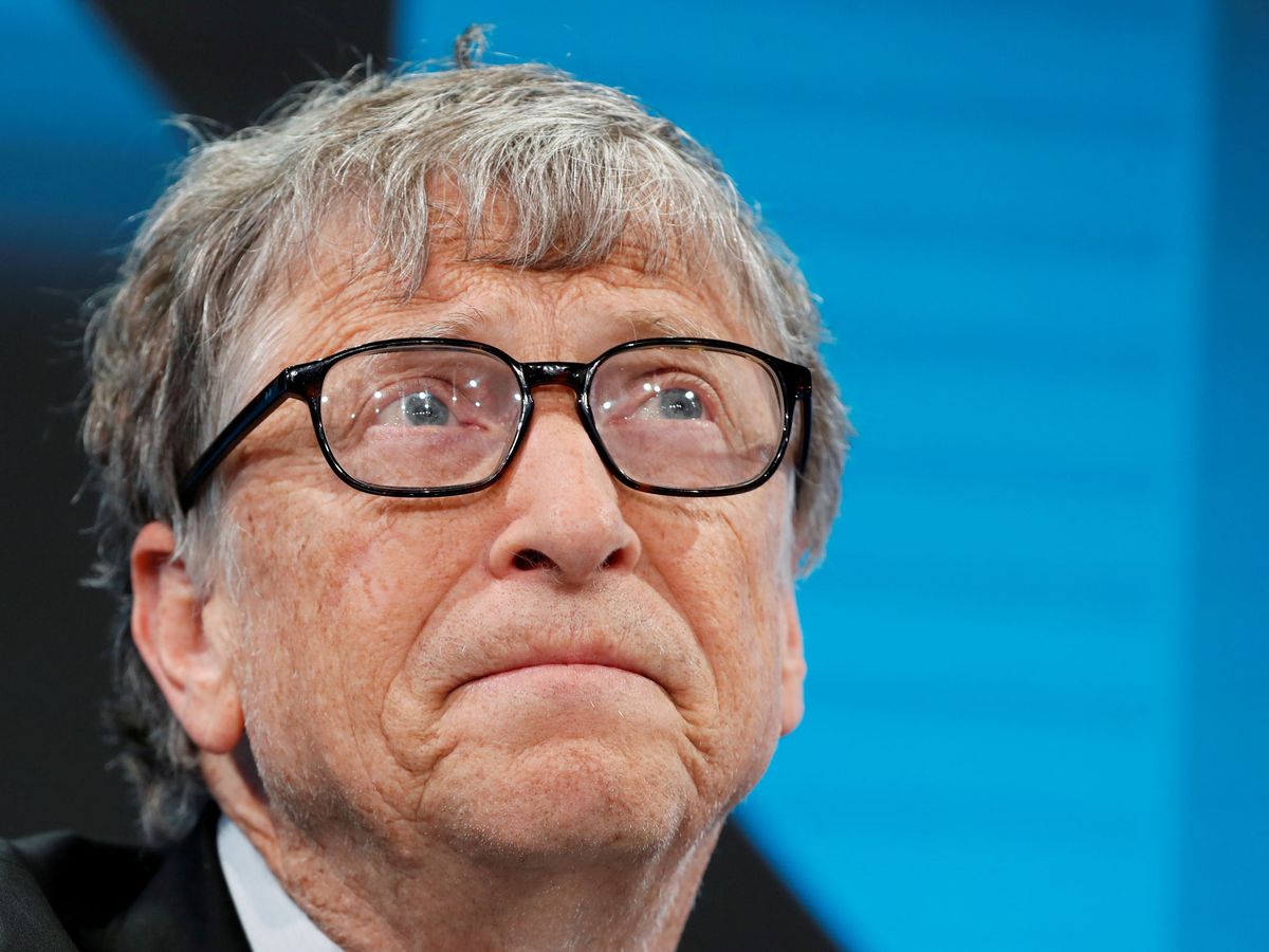 Foto: Una reciente foto de Bill Gates en el Foro Económico de Davos. Foto: REUTERS Arnd Wiegmann