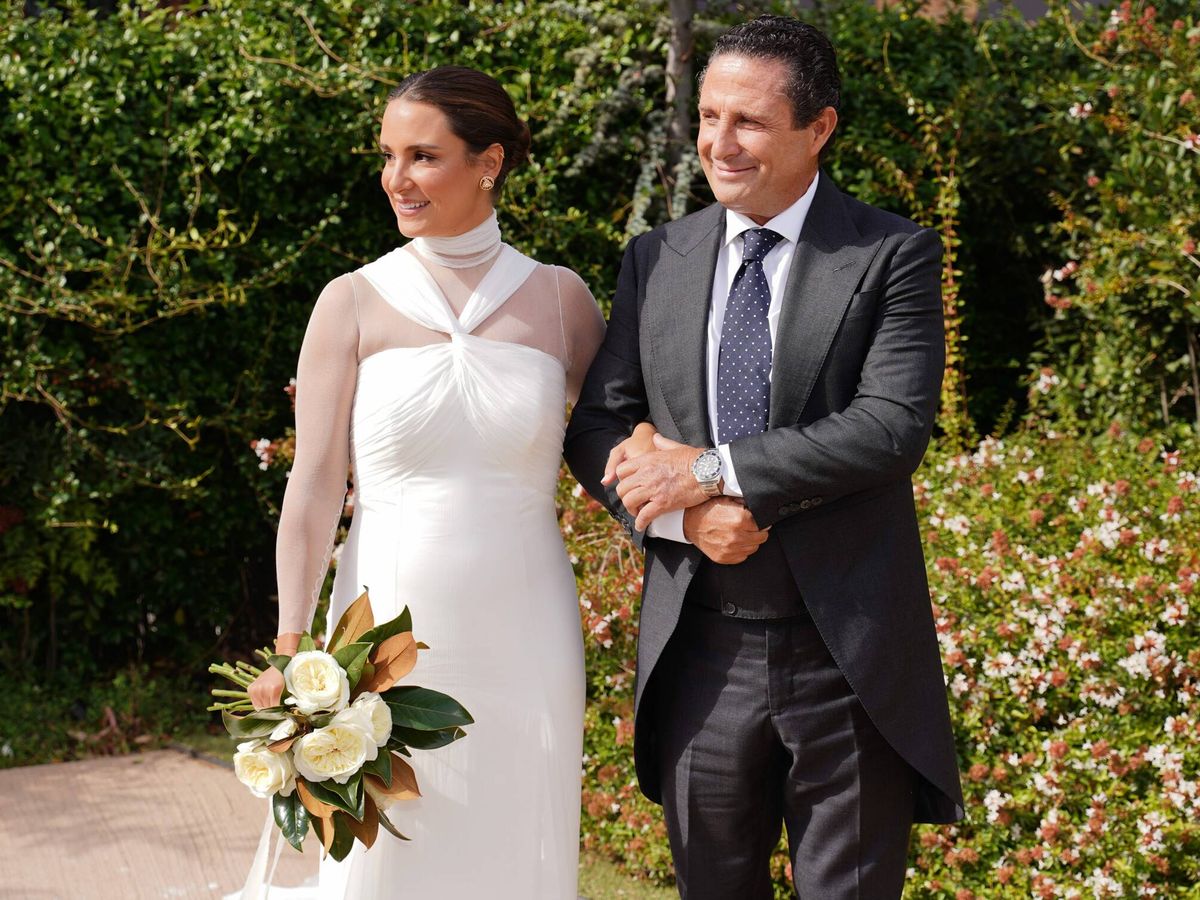 Foto: Marta Pombo, durante su boda. (Cordon Press)