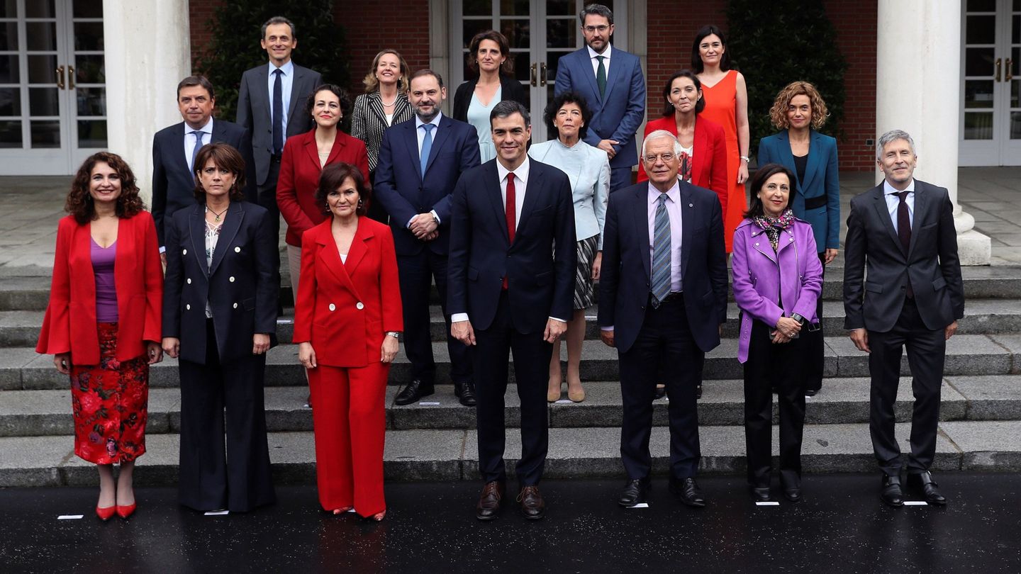 Foto de familia del Gobierno de Pedro Sánchez. (EFE)