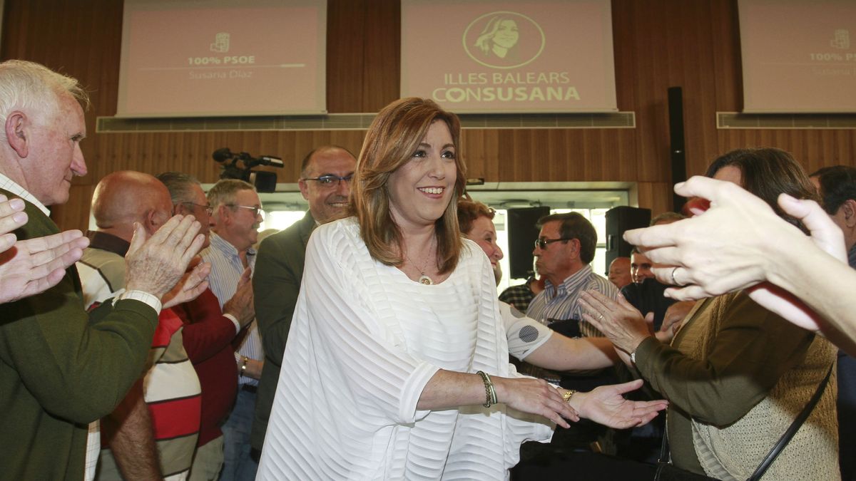Susana Díaz gira en su campaña y endurece su tono frente a Pedro Sánchez