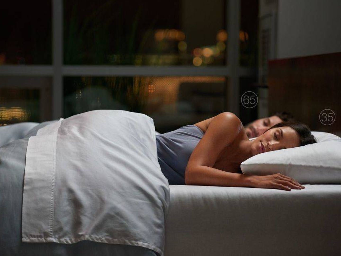 La cama Sleep Number 360 se regula para evitar los ronquidos.