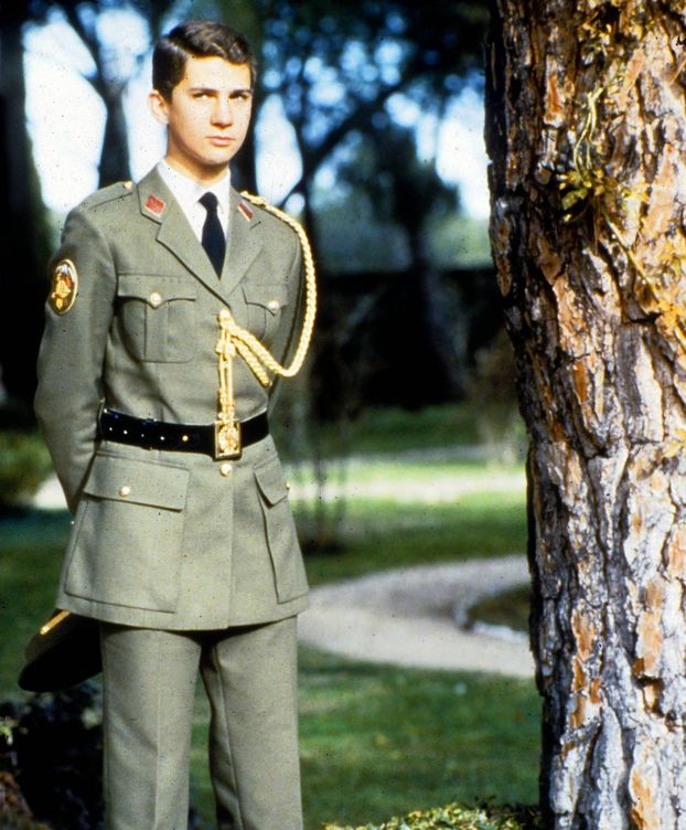El entonces príncipe Felipe, en la Academia General de Zaragoza. (Cordon Press)
