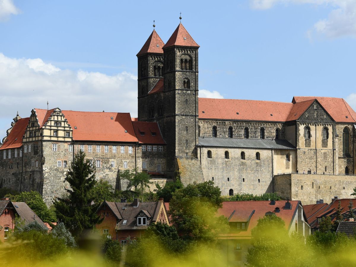 Foto: Vista general del convento de San Servacio y San Dionisio en Quedlinburg (Reuters)