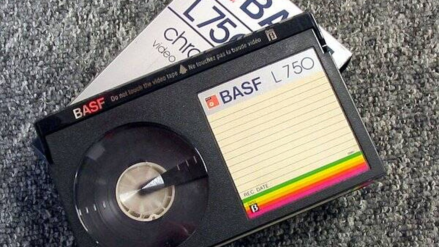 Una cinta de Betamax. Fuente: Wikipedia.