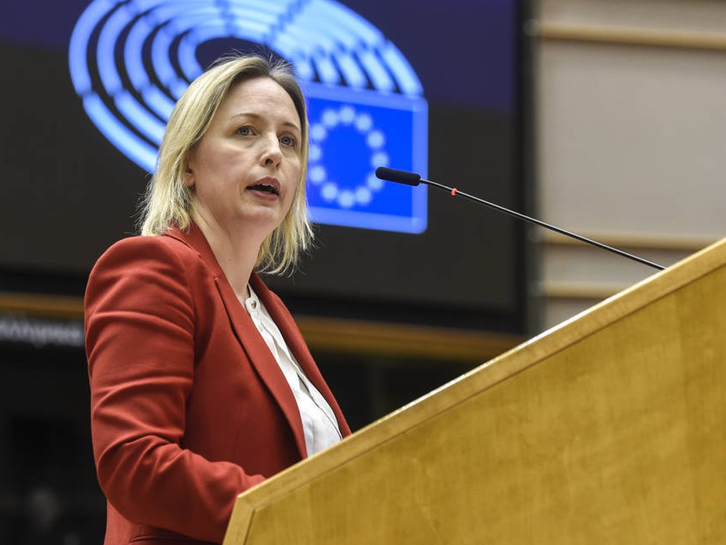 Jytte Guteland, una de las eurodiputadas impulsoras de la medida. (Parlamento Europeo)