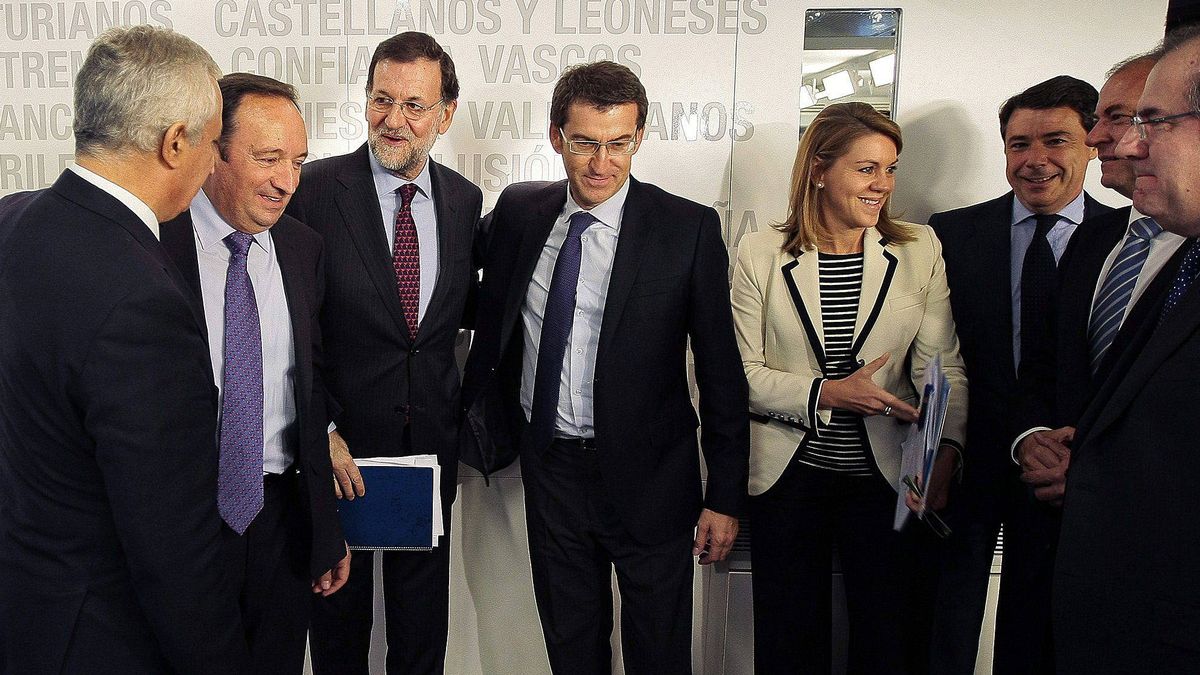 El PP busca una foto de cierre de filas de los barones con Rajoy frente al malestar interno
