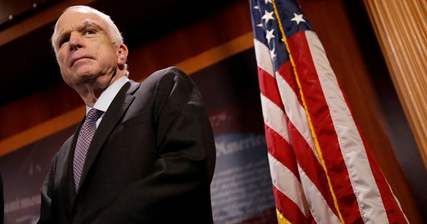 Foto: John McCain en una imagen de julio de 2017. (Reuters)