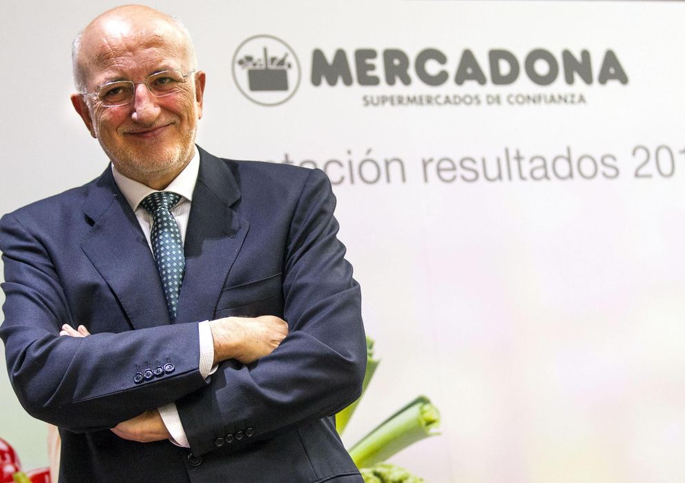 Foto: El presidente de Mercadona, Juan Roig, durante la presentación de los resultados. (EFE)