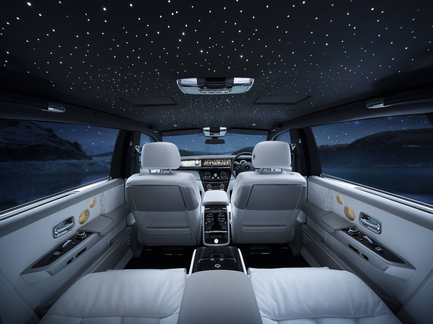 Todo en el interior del Phantom Tranquillity recuerda al espacio (Foto: Rolls-Royce)
