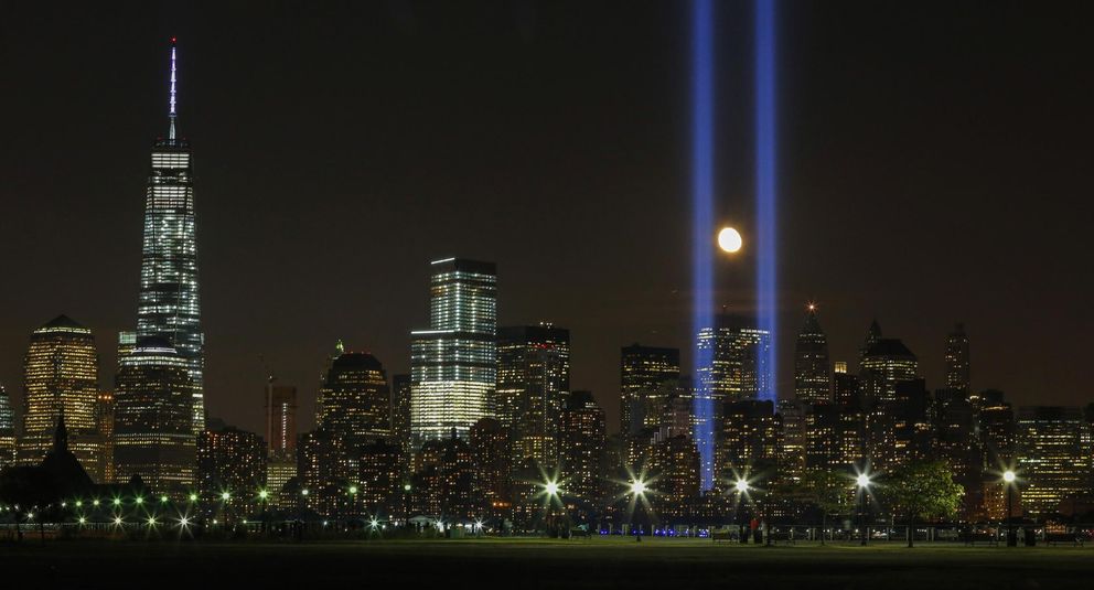 Vista desde Nueva Jersey, sin el World Trade Center. (REUTERS)