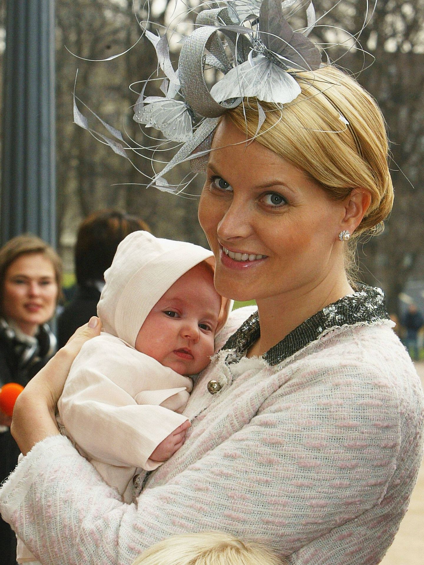 La princesa Mette-Marit, con su hija.  (Getty/Pascal Le Segretain)