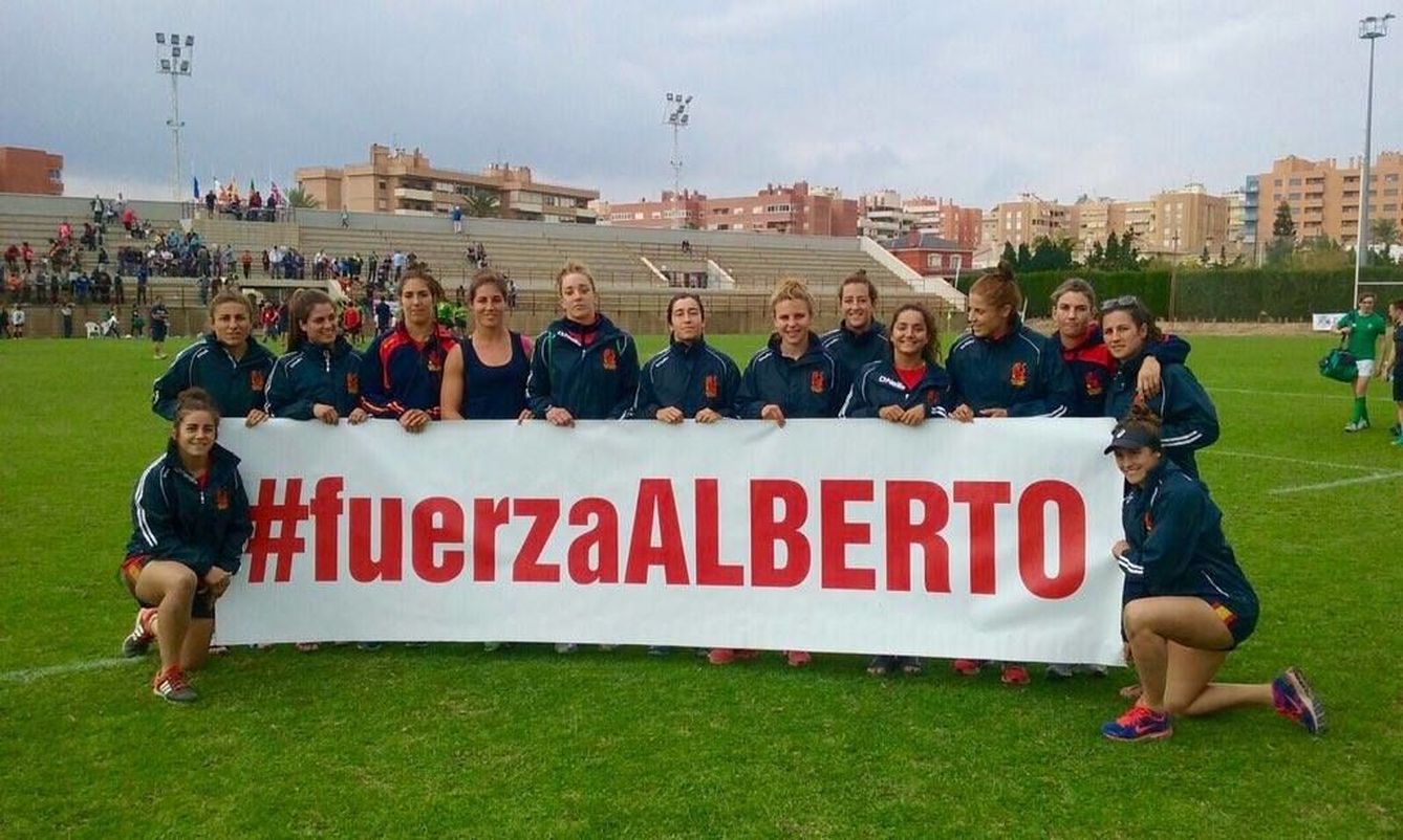 Las Leonas del Seven también apoyaron a Alberto Aláiz (#FuerzaAlberto).