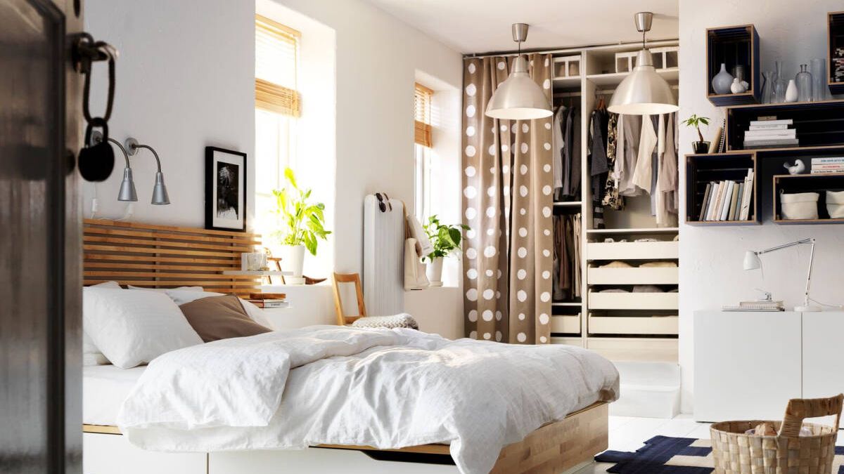 Consejos y productos de Ikea para mantener tu dormitorio (y tu cabeza) ordenados