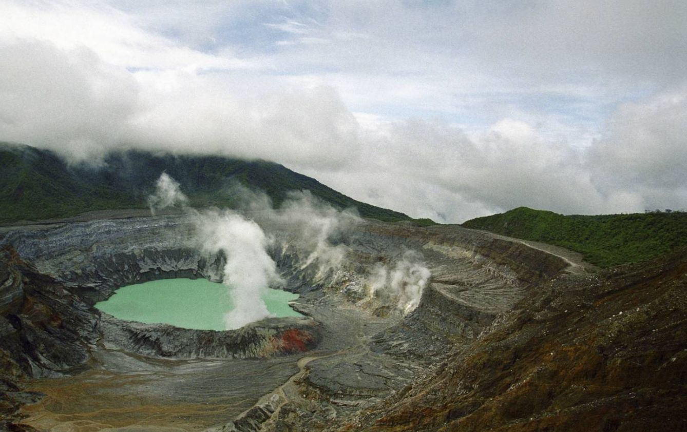 El volcán Poás, en Costa Rica (iStock)