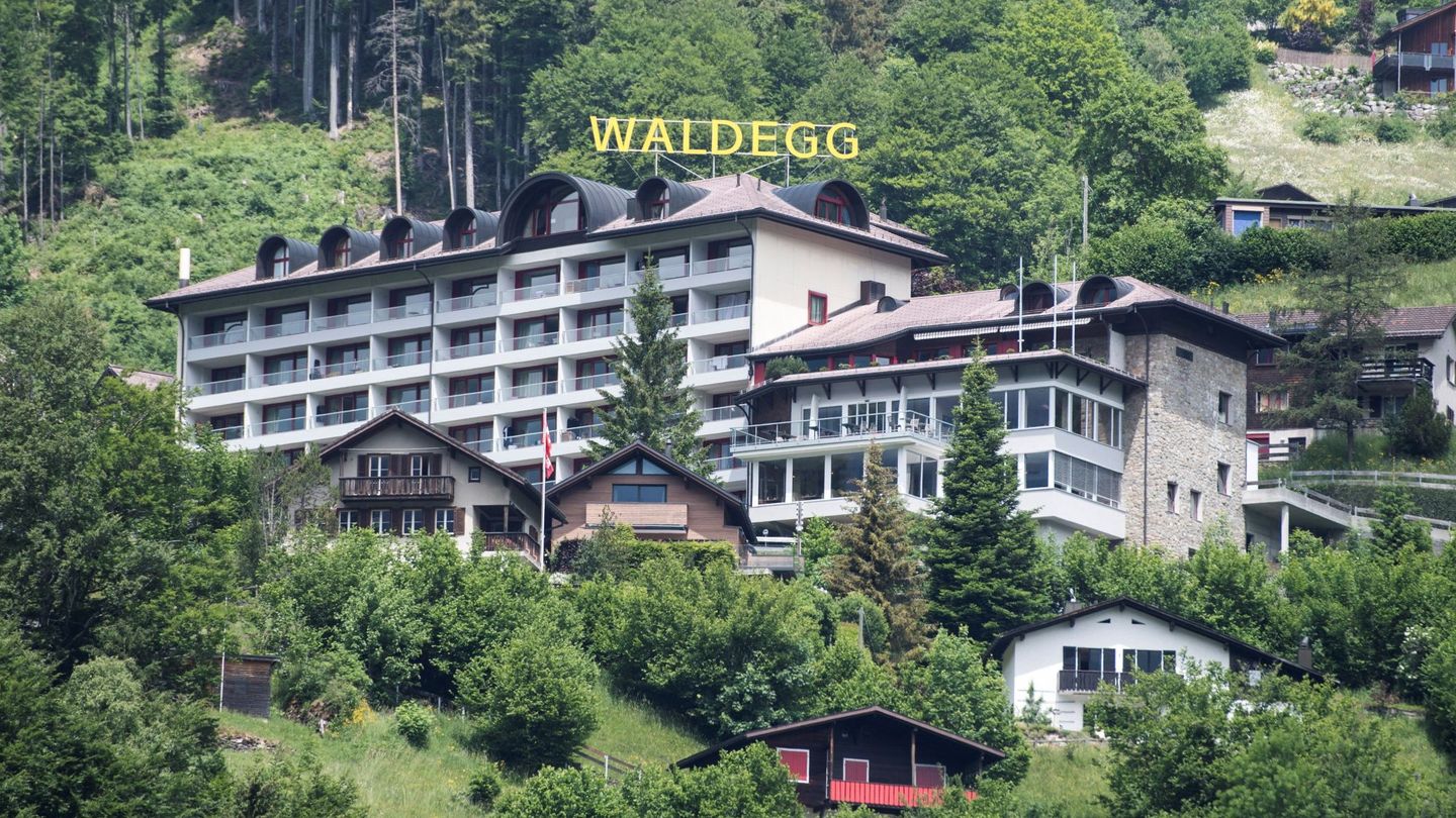 El hotel Waldegg, donde se hospeda la reina. (EFE)
