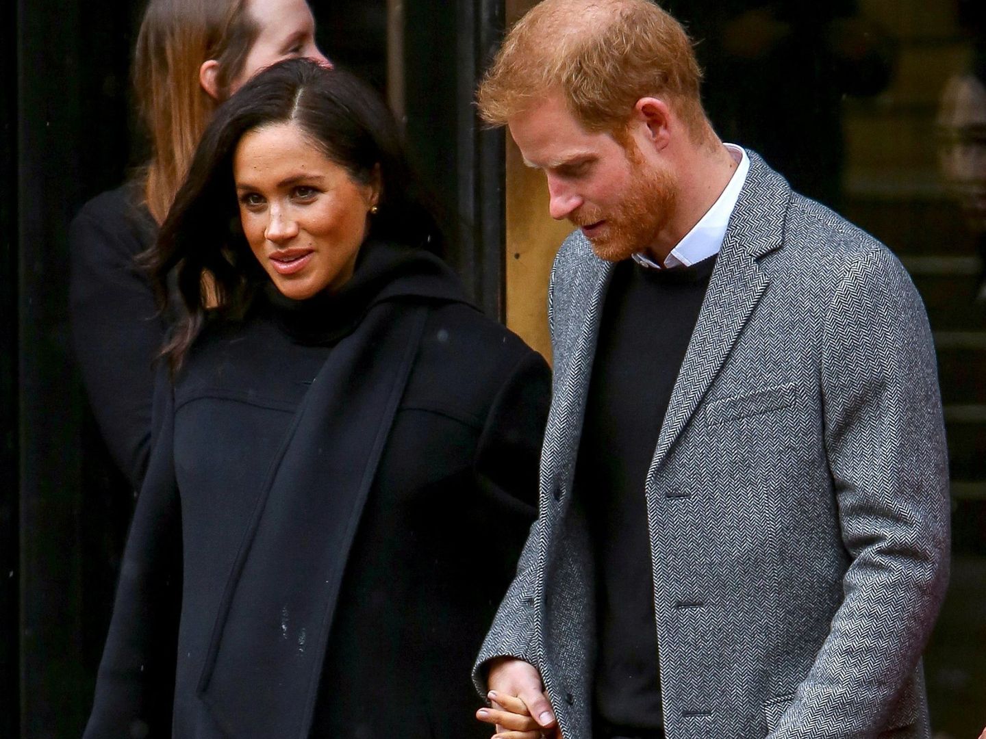 El príncipe Harry y su esposa Meghan, en febrero de 2019. (EFE)