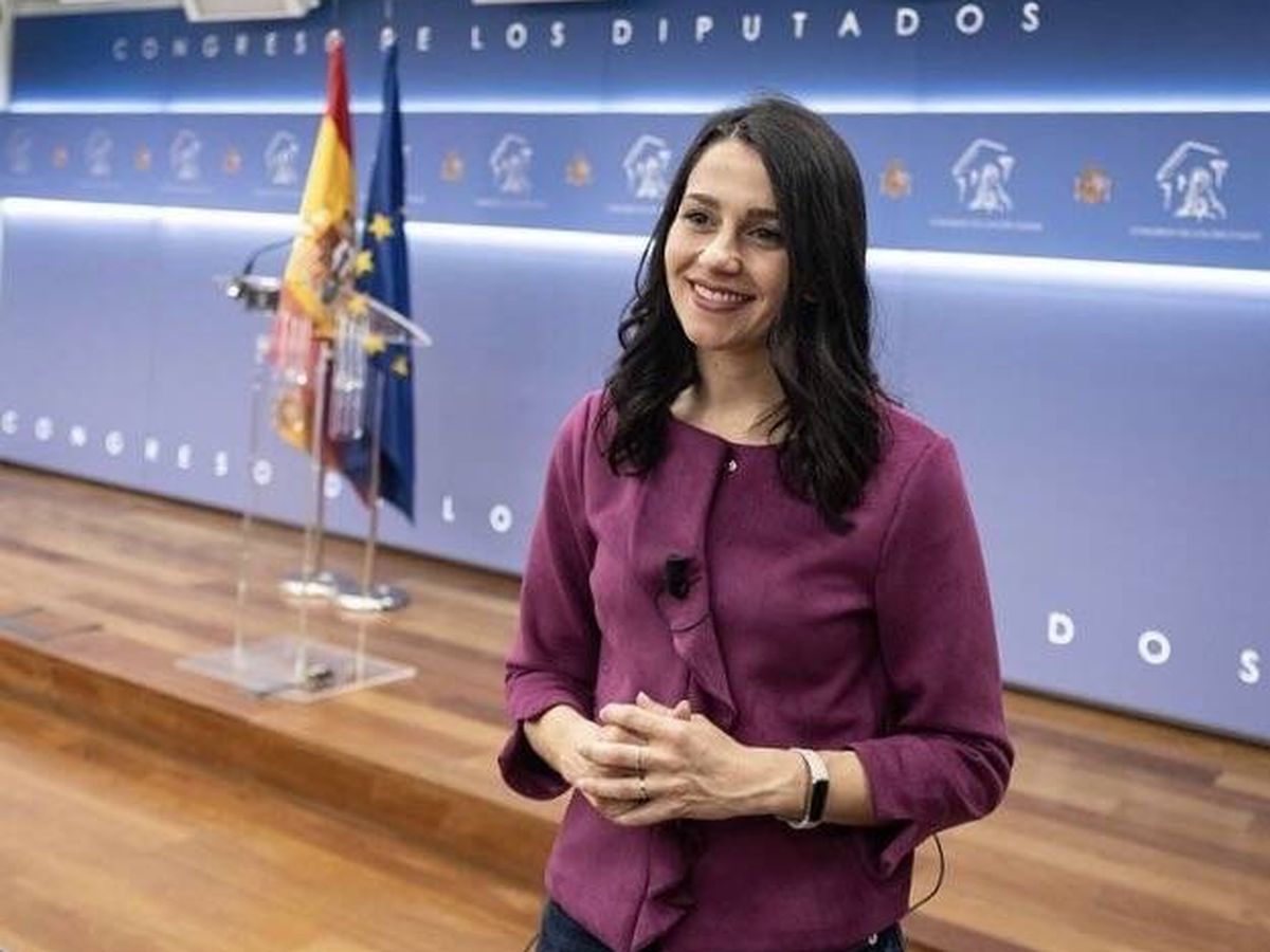 Foto: Inés Arrimadas, en el Congreso de los Diputados. (Instagram/@inesarrimadas)