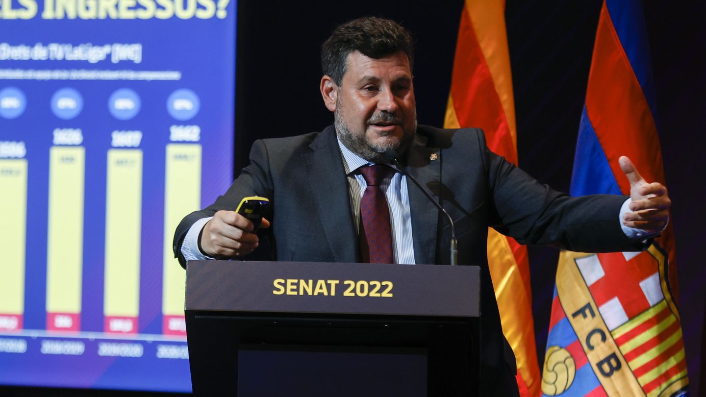 El vicepresidente económico del FC Barcelona, Eduard Romeu. (EFE/Toni Albir) 