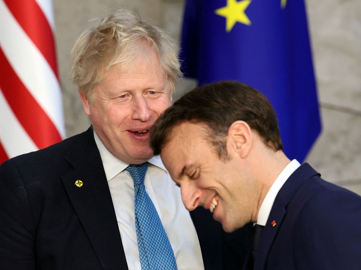 Foto: Macron y Boris Johnson en un encuentro del G7 (Reuters)