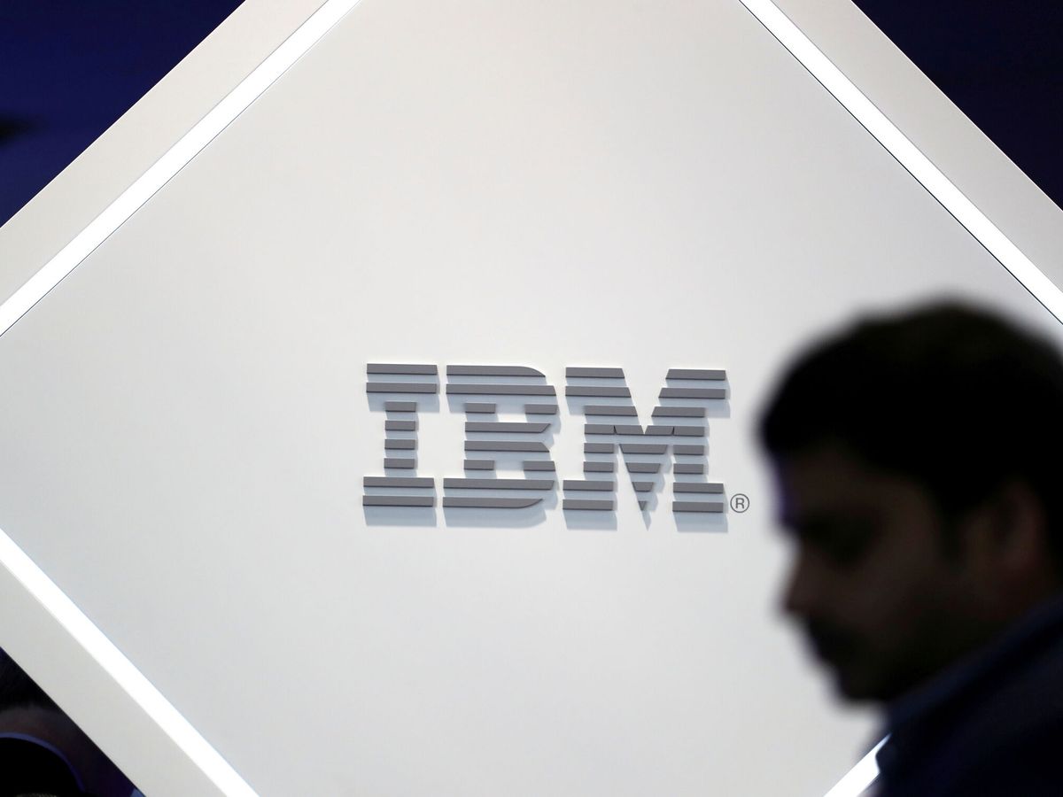 Foto: Logo de IBM. (Reuters)