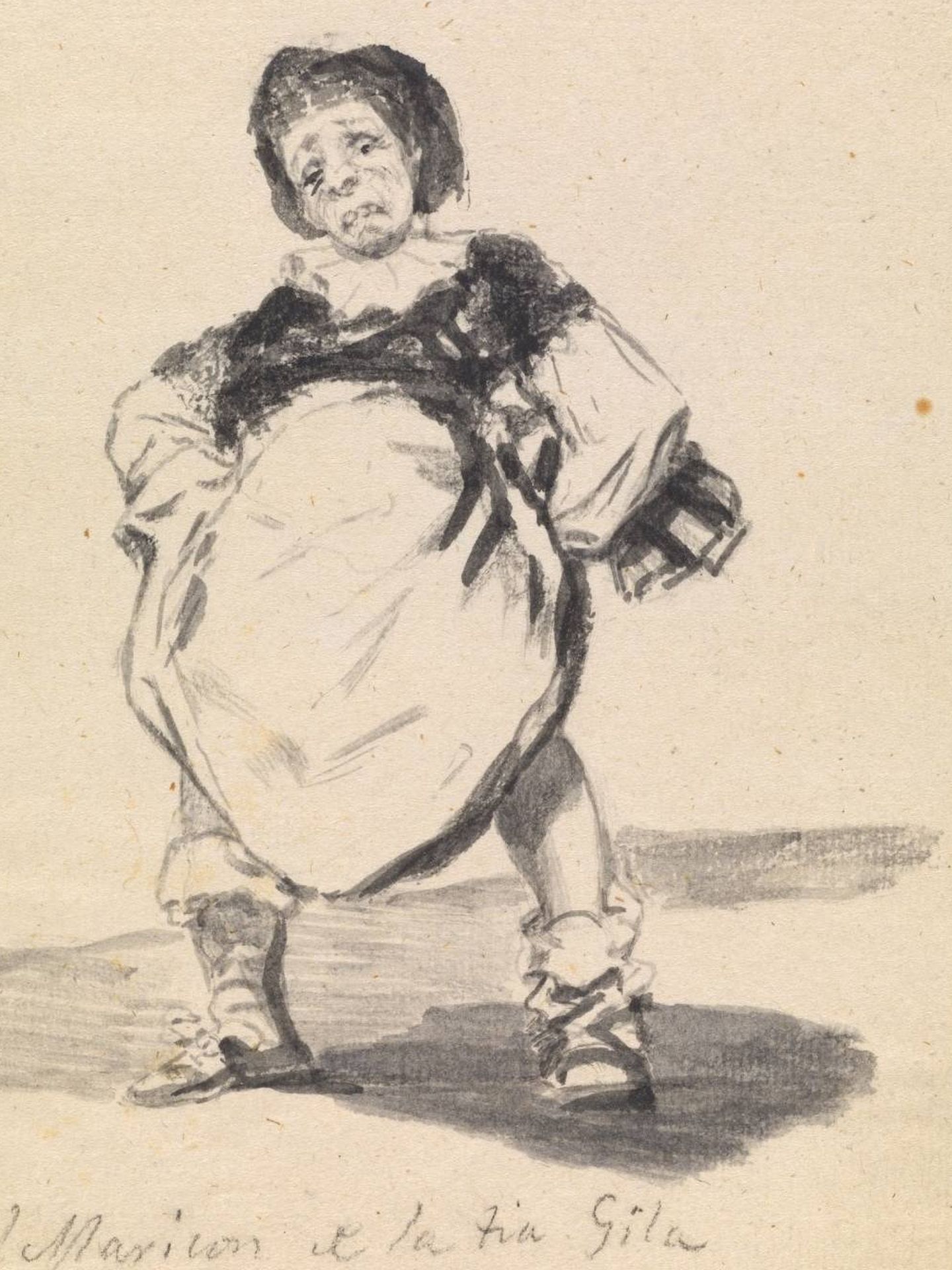 'El maricón de la tía Gila', Francisco de Goya, 1808-1814. Museo del Prado.