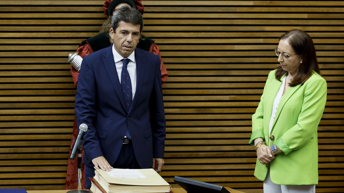 Mazón toma posesión como president de la Generalitat: "No faltará la conjura colectiva" 
