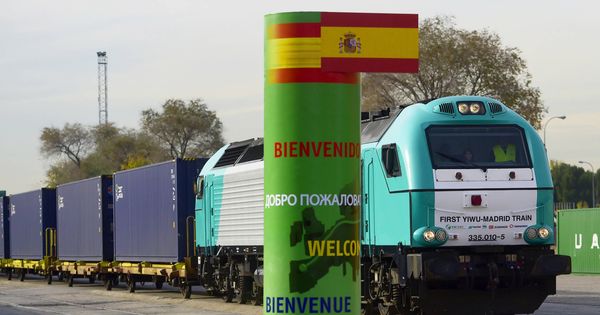 Foto: El tren más largo del mundo parte de Madrid y llega a Yiwu (China) en 21 días.
