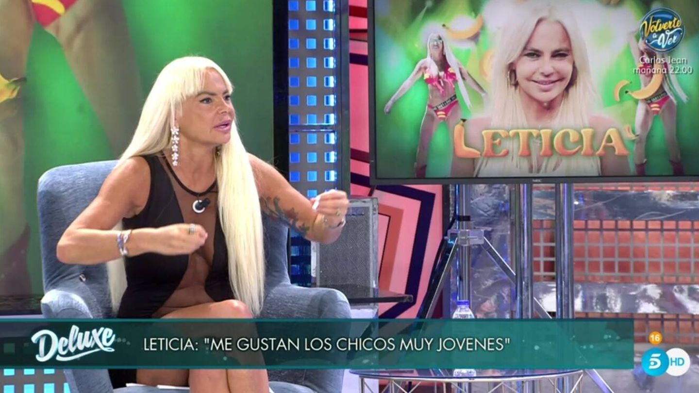 Leticia Sabater, en 'Viernes Deluxe'. (Telecinco).