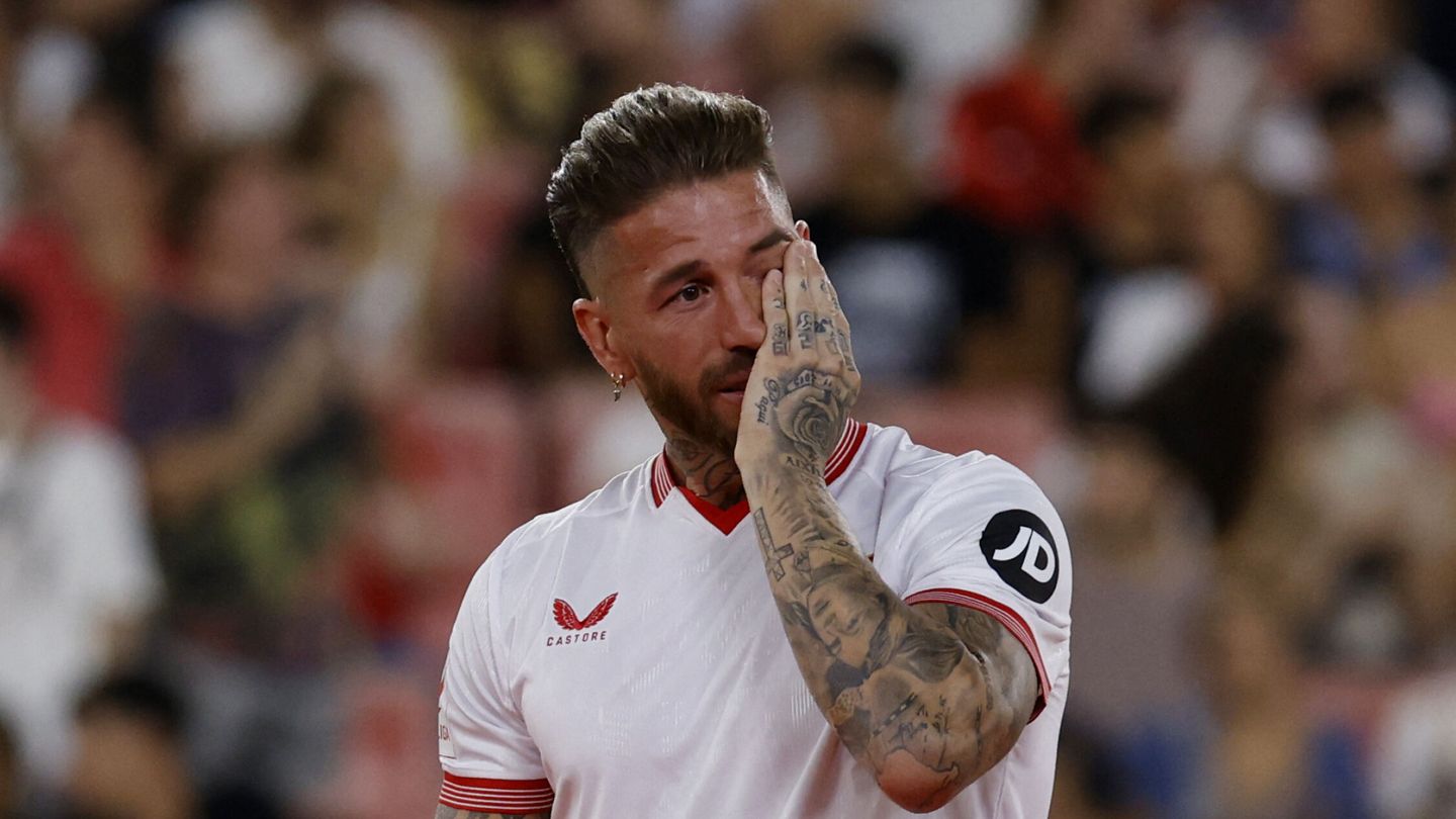 Ramos rompió a llorar. (Reuters/Marcelo Del Pozo)