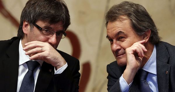 Foto: Artur Mas, con Carles Puigdemont. (EFE)