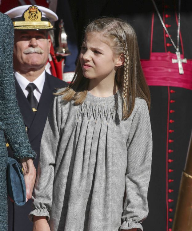 Foto: La infanta Sofía con su vestido de Lunares en Mayo (Gtres)