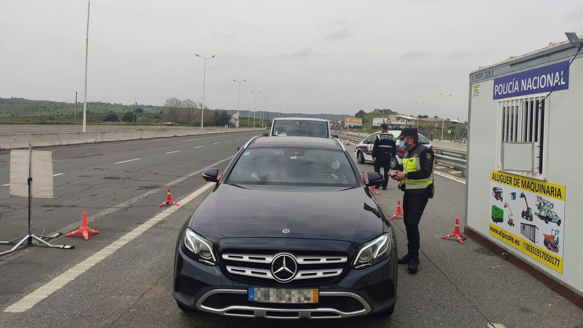 España prorroga los controles en la frontera con Portugal hasta el 17 de abril