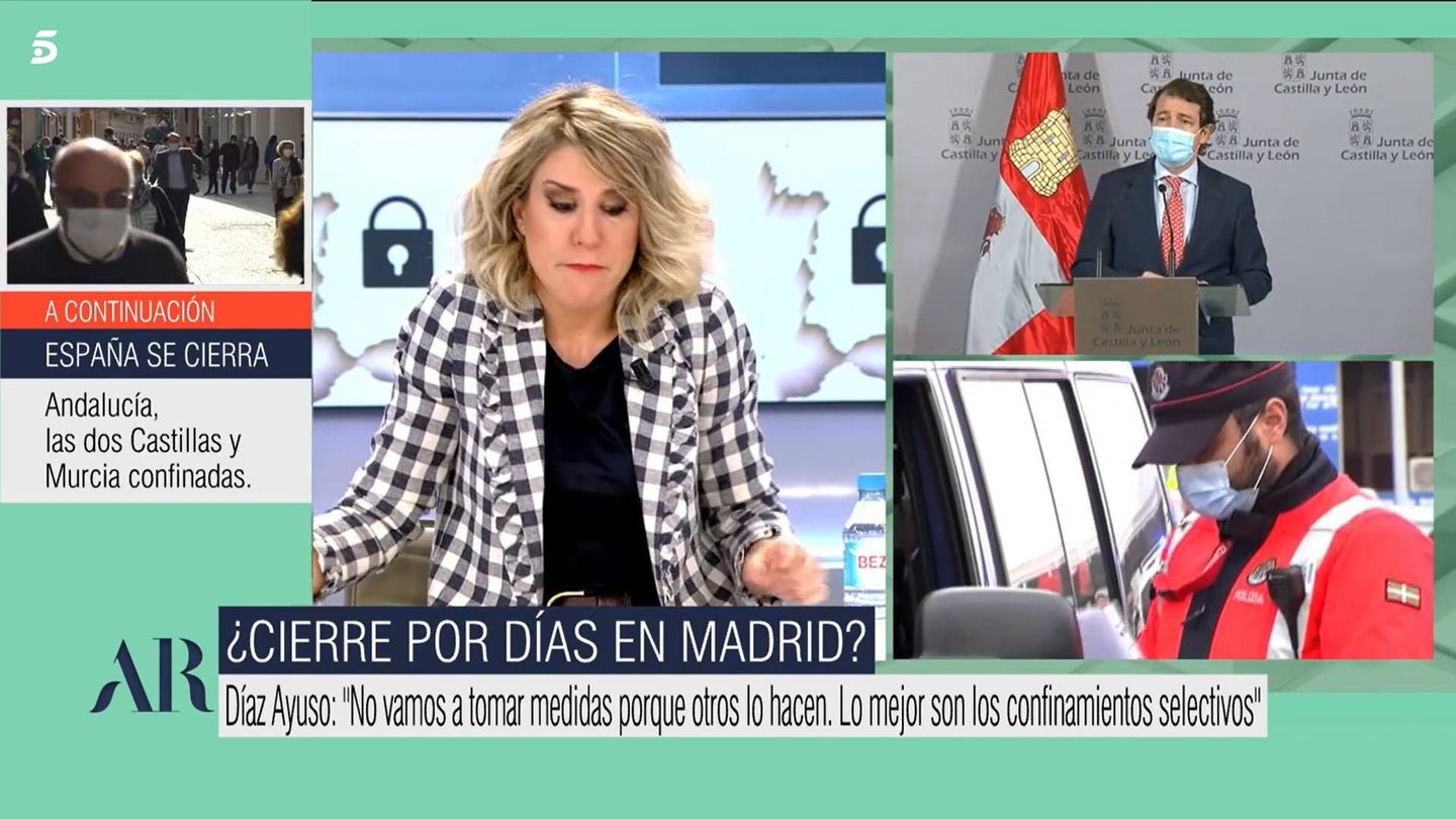 Verónica Fumanal, en 'El programa de Ana Rosa'. (Mediaset)